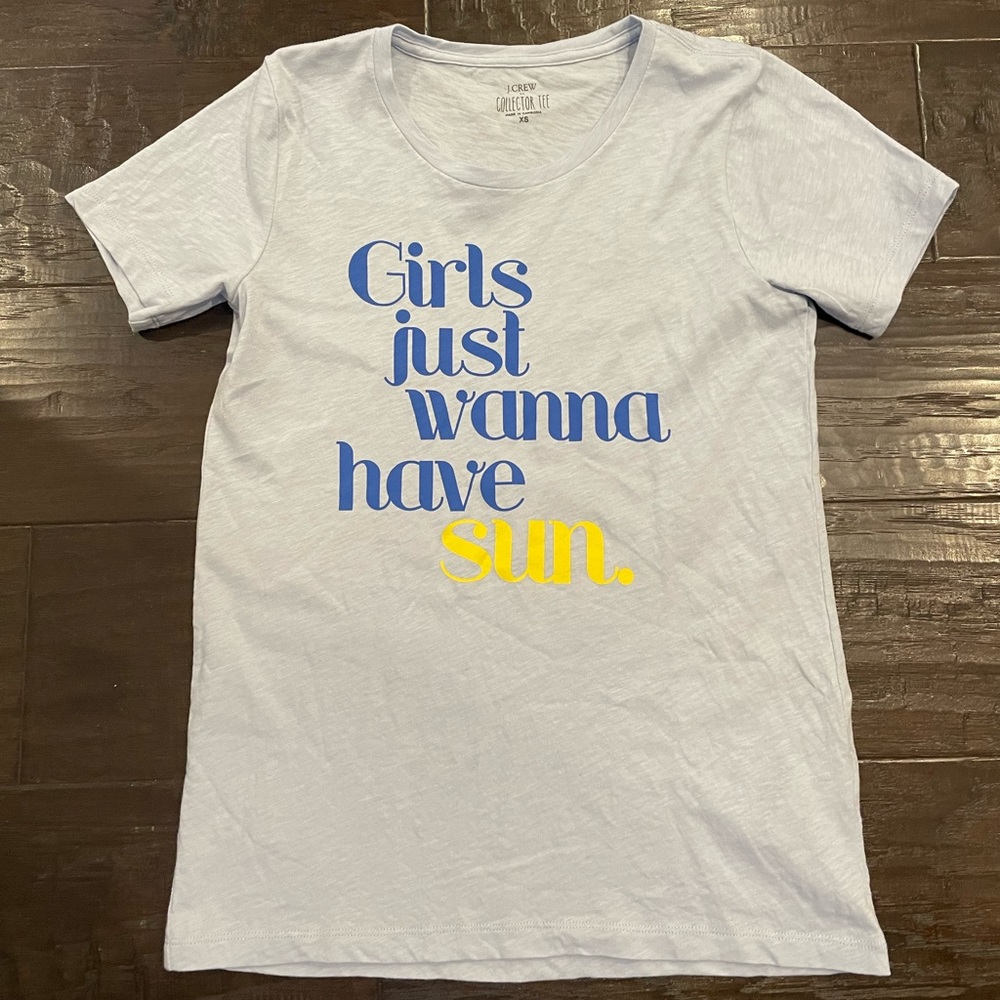 Jcrew collectors tee summer Sun tee